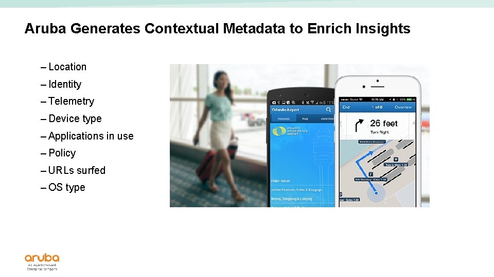 Aruba Generates Contextual Metadata to Enrich Insights – Location – Identity – Telemetry –