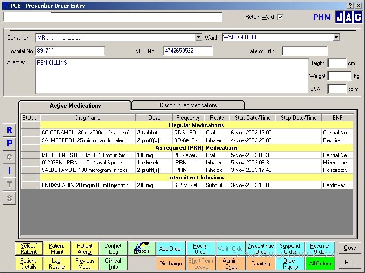 Dr. Richard Hughes, BHH Nov 2003 