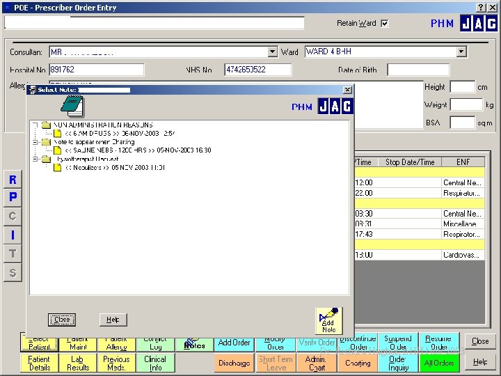 Dr. Richard Hughes, BHH Nov 2003 