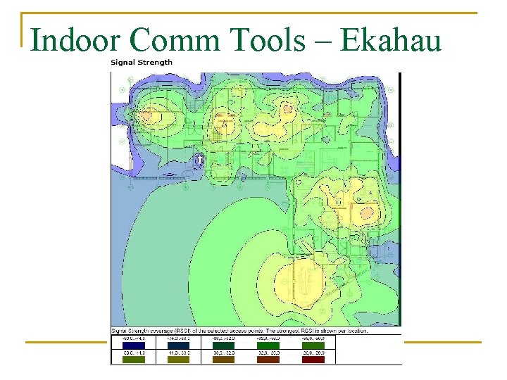 Indoor Comm Tools – Ekahau 