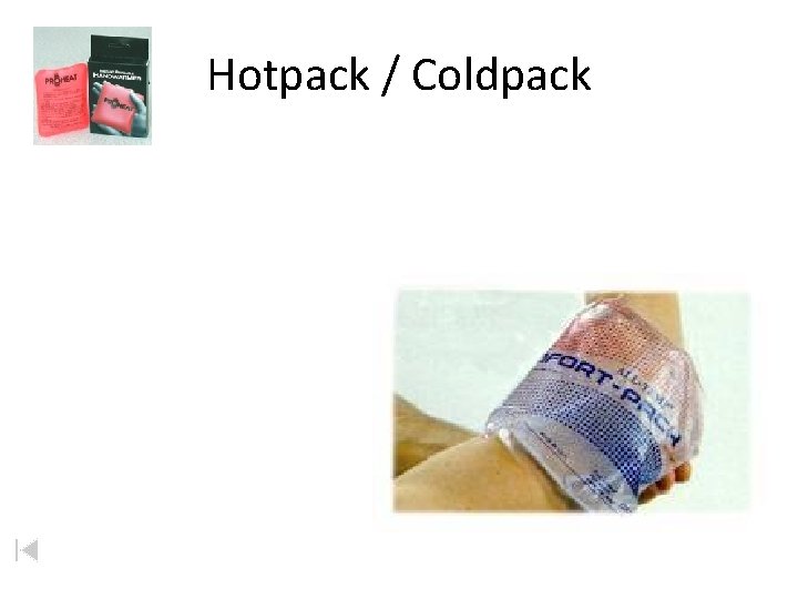 Hotpack / Coldpack 