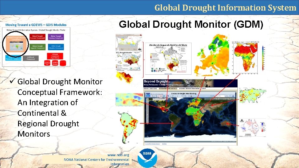 Global Drought Information System Global Drought Monitor (GDM) ü Global Drought Monitor Conceptual Framework: