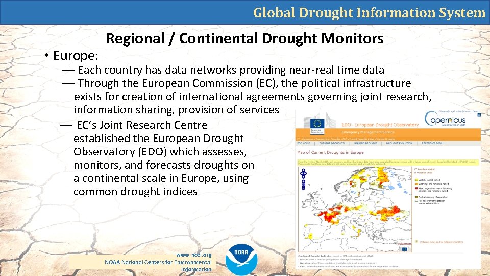 Global Drought Information System • Europe: Regional / Continental Drought Monitors — Each country