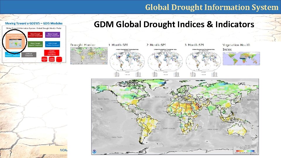 Global Drought Information System GDM Global Drought Indices & Indicators www. ncei. org NOAA