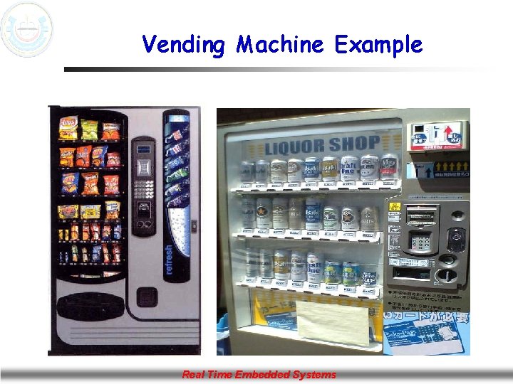 Vending Machine Example Real Time Embedded Systems 