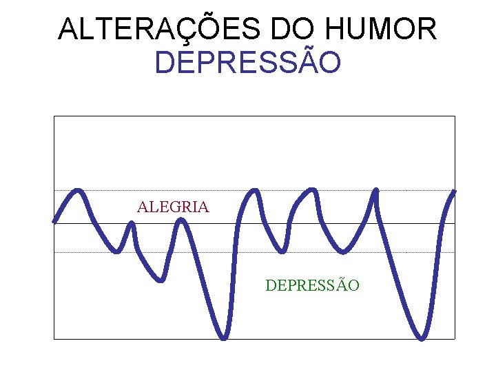 ALTERAÇÕES DO HUMOR DEPRESSÃO ALEGRIA DEPRESSÃO 