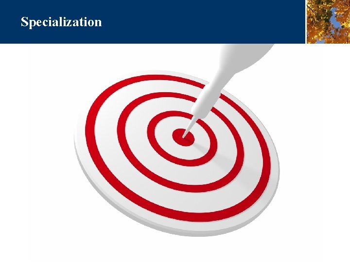 Specialization 