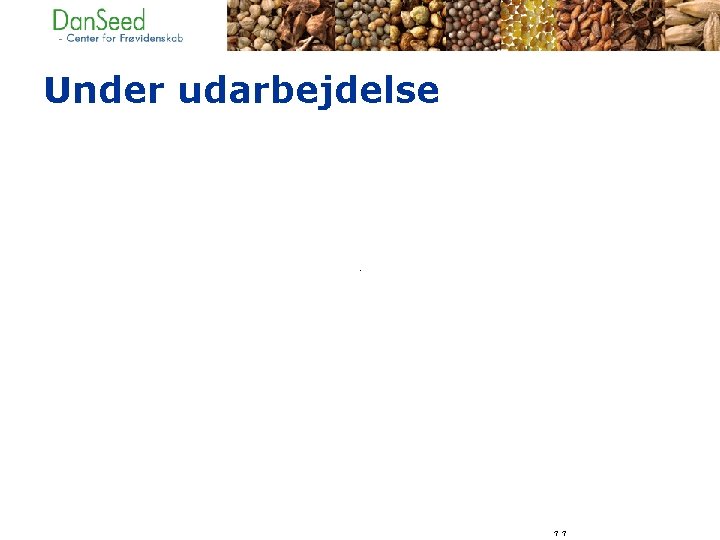 Under udarbejdelse ? , ? 