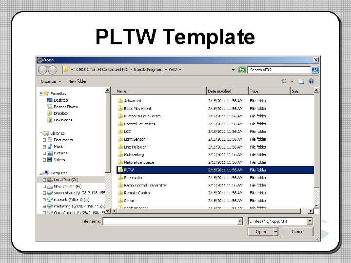 PLTW Template PLTW Template
