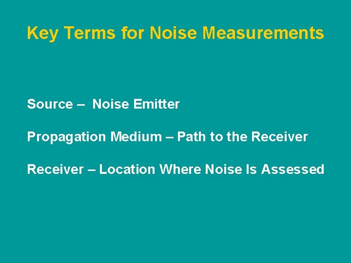 Implementing Noise Compatible Land Use Lesson 1 Roadway