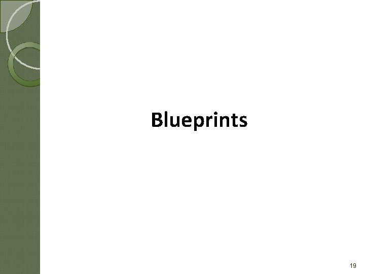 Blueprints 19 