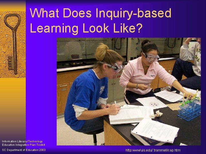 What Does Inquiry-based Learning Look Like? Information Literacy/Technology Education Integration Plan Toolkit SC Department