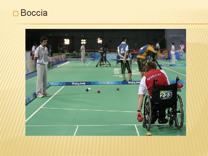 � Boccia 