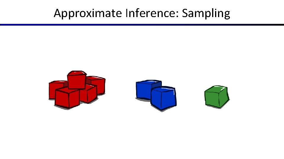 Approximate Inference: Sampling Approximate Inference: Sampling