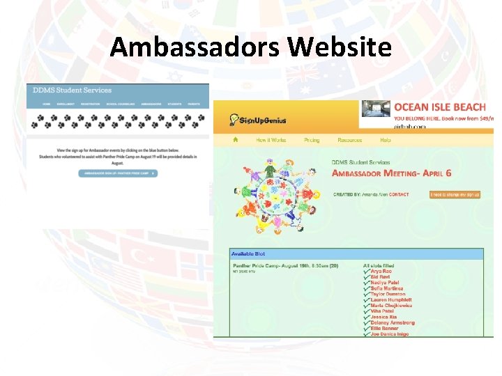 Ambassadors Website 