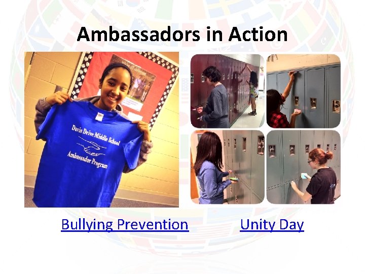 Ambassadors in Action Bullying Prevention Unity Day 