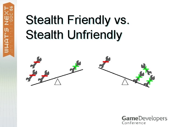 Stealth Friendly vs. Stealth Unfriendly 