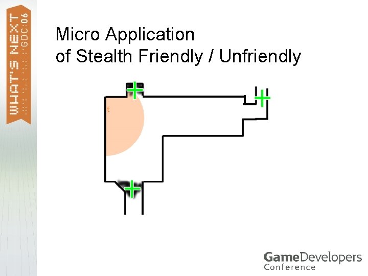 Micro Application of Stealth Friendly / Unfriendly 