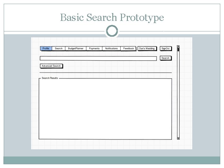 Basic Search Prototype 