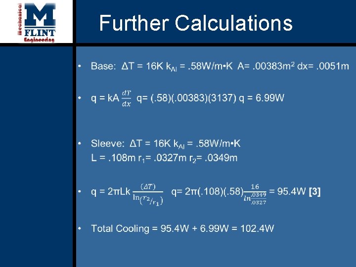 Further Calculations • 