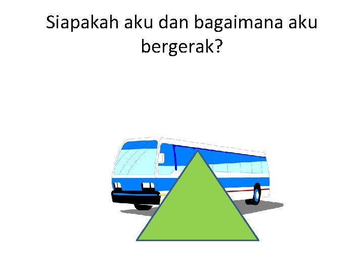 Siapakah aku dan bagaimana aku bergerak? 