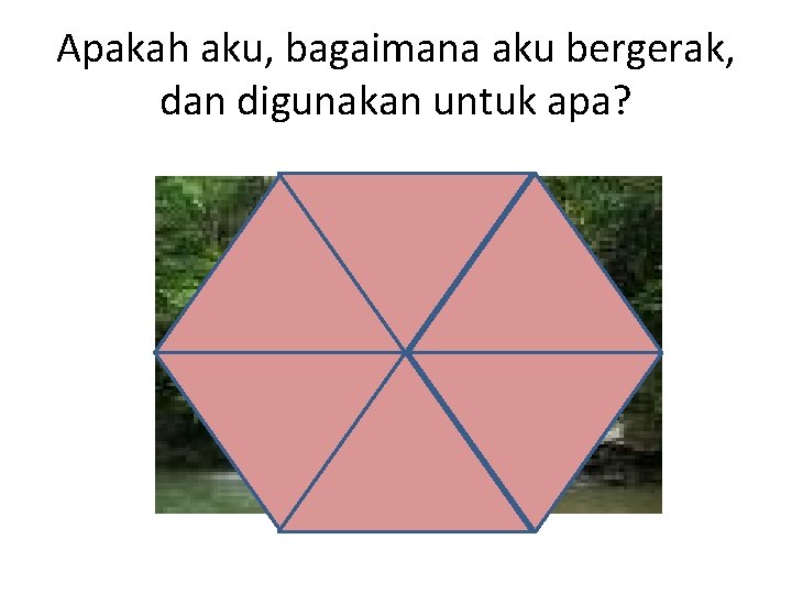 Apakah aku, bagaimana aku bergerak, dan digunakan untuk apa? 