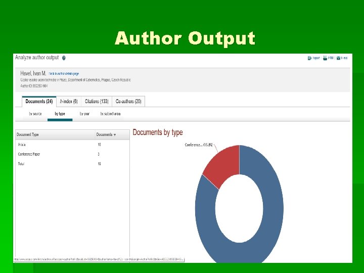Author Output 