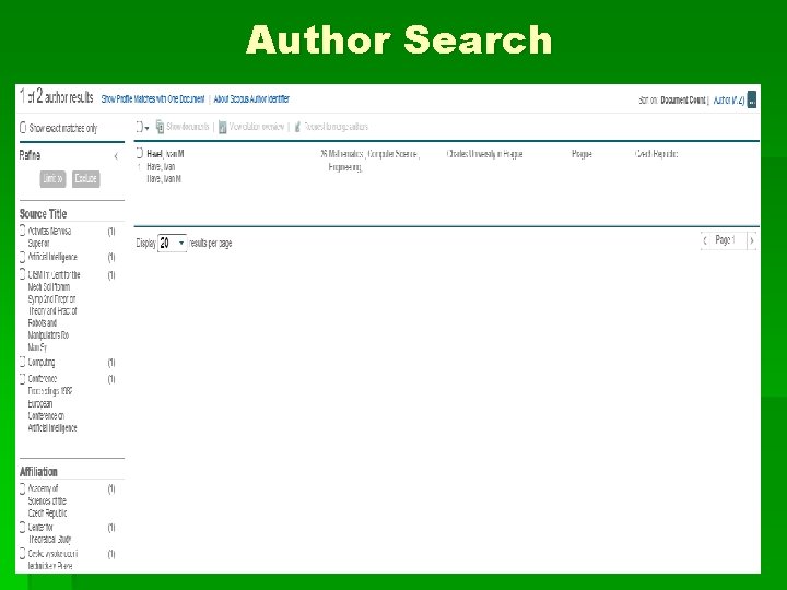 Author Search 