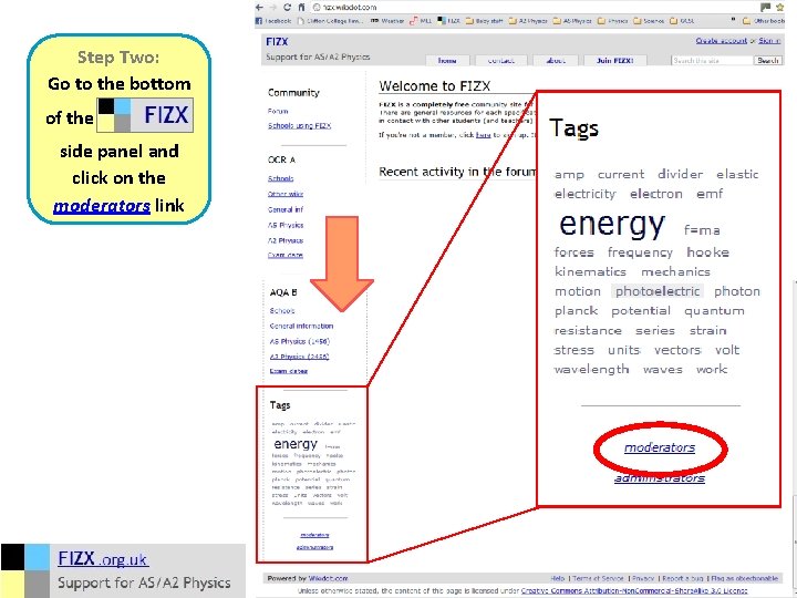Step Two: Go to the bottom of the side panel and click on the