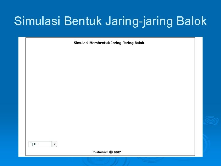 Simulasi Bentuk Jaring-jaring Balok 
