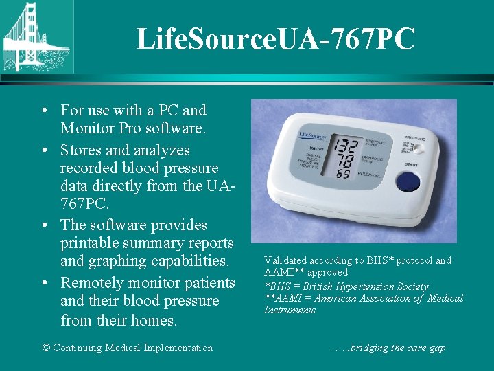 Life. Source. UA-767 PC • For use with a PC and Monitor Pro software.