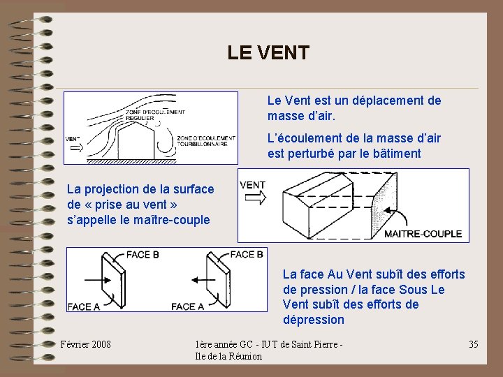 LE VENT Le Vent est un déplacement de masse d’air. L’écoulement de la masse LE VENT Le Vent est un déplacement de masse d’air. L’écoulement de la masse