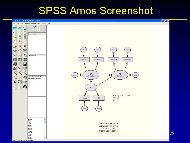 SPSS Amos Screenshot 25 