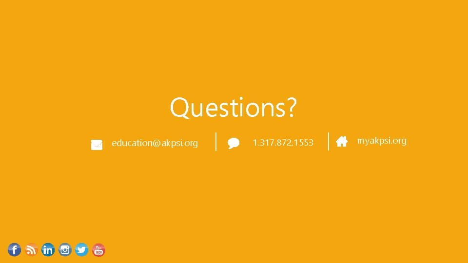 Questions? education@akpsi. org Bridge to Brotherhood 1. 317. 872. 1553 bridge@akpsi. org myakpsi. org