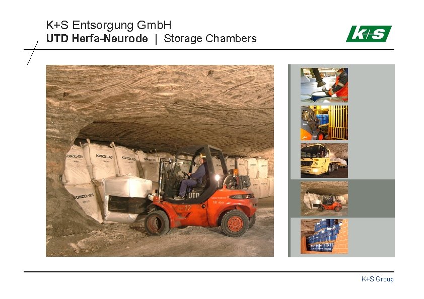 K+S Entsorgung Gmb. H UTD Herfa-Neurode | Storage Chambers K+S Group 