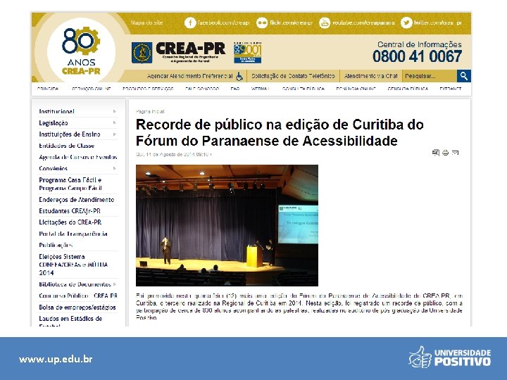 www. up. edu. br 