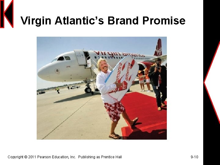 Virgin Atlantic’s Brand Promise Copyright © 2011 Pearson Education, Inc. Publishing as Prentice Hall