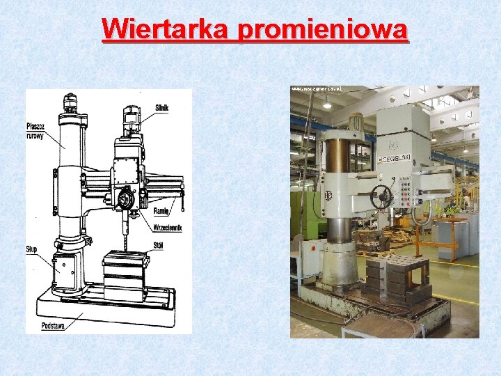 Wiertarka promieniowa 