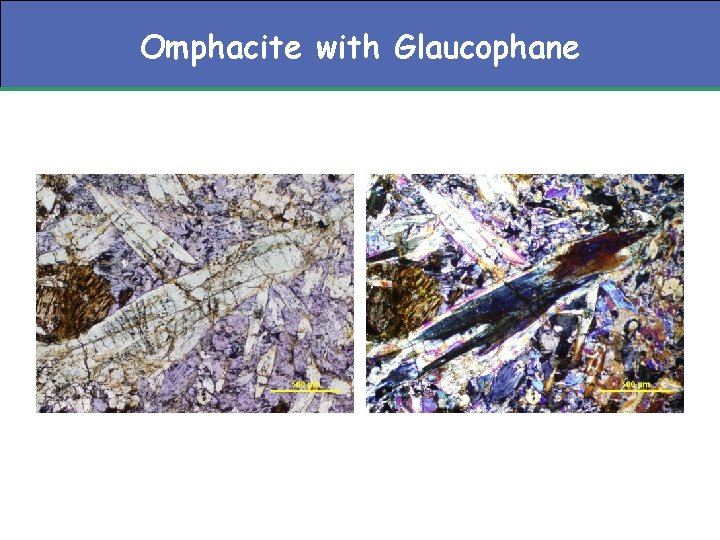 Omphacite with Glaucophane 