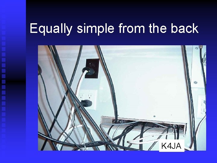 Equally simple from the back K 4 JA 