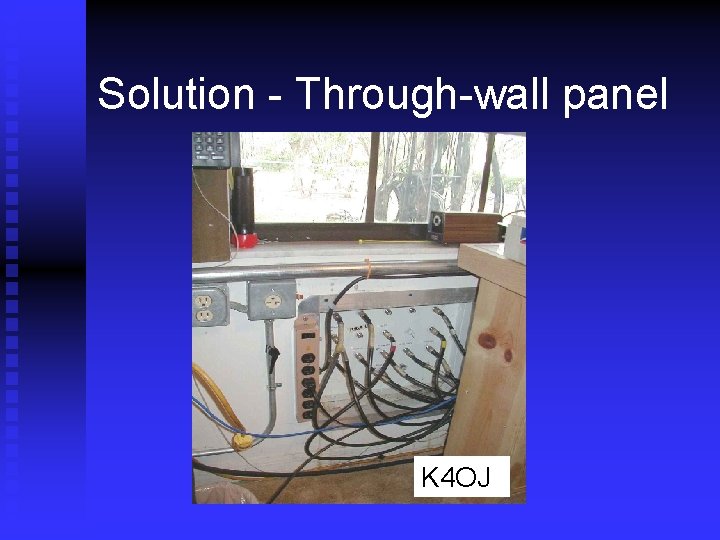 Solution - Through-wall panel K 4 OJ 