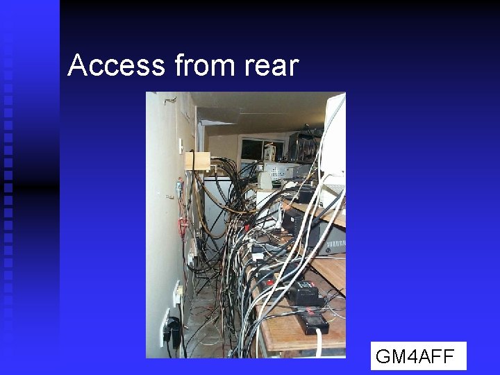 Access from rear GM 4 AFF 