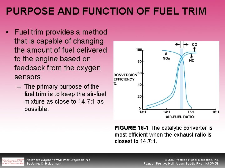 PURPOSE AND FUNCTION OF FUEL TRIM • Fuel trim provides a method that is