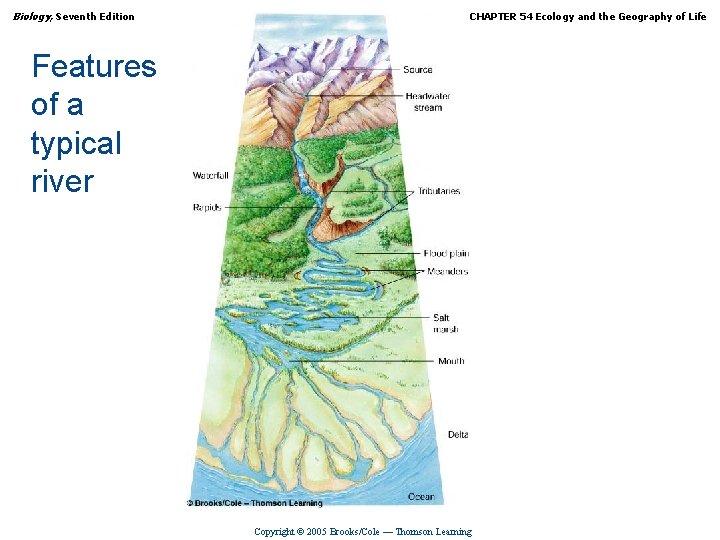 Biology, Seventh Edition CHAPTER 54 Ecology and the Geography of Life Features of a