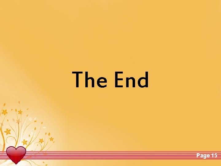 The End Free Powerpoint Templates Page 15 