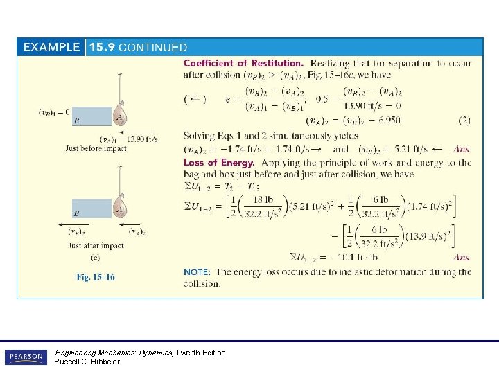 Engineering Mechanics: Dynamics, Twelfth Edition Russell C. Hibbeler Engineering Mechanics: Dynamics, Twelfth Edition Russell C. Hibbeler