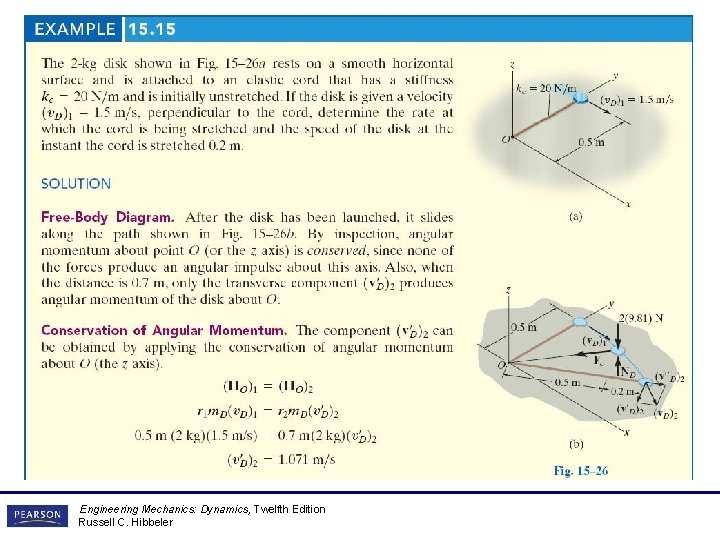 Engineering Mechanics: Dynamics, Twelfth Edition Russell C. Hibbeler Engineering Mechanics: Dynamics, Twelfth Edition Russell C. Hibbeler