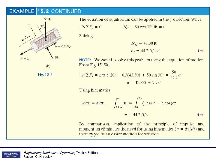Engineering Mechanics: Dynamics, Twelfth Edition Russell C. Hibbeler Engineering Mechanics: Dynamics, Twelfth Edition Russell C. Hibbeler