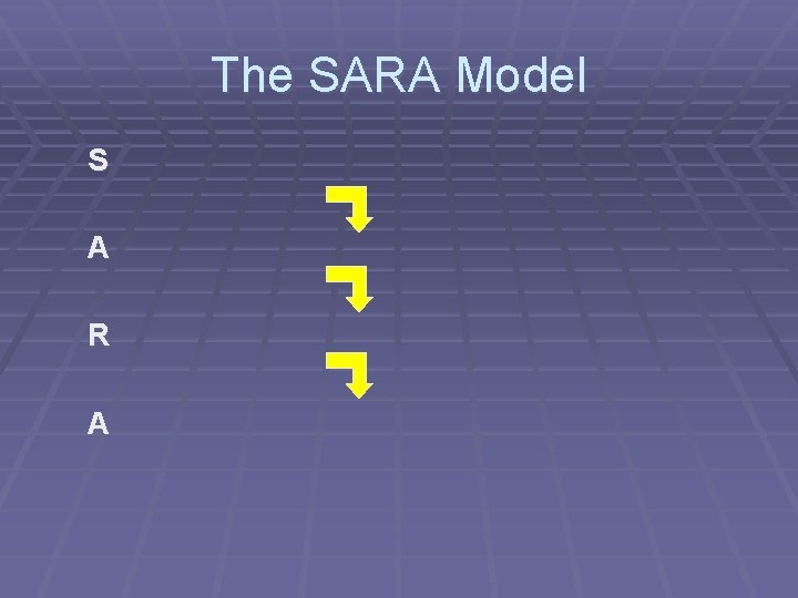 The SARA Model S A R A 