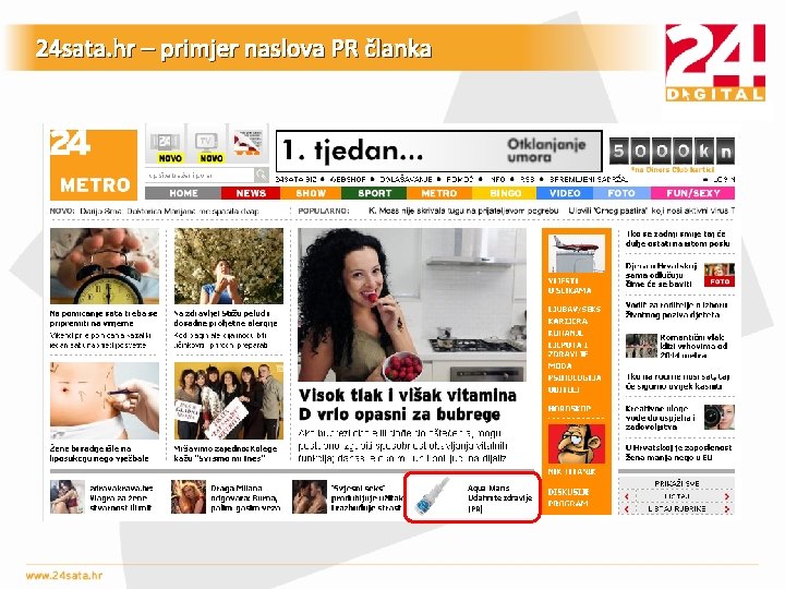 24 sata. hr – primjer naslova PR članka Aqua Maris Udahnite zdravlje (PR) 
